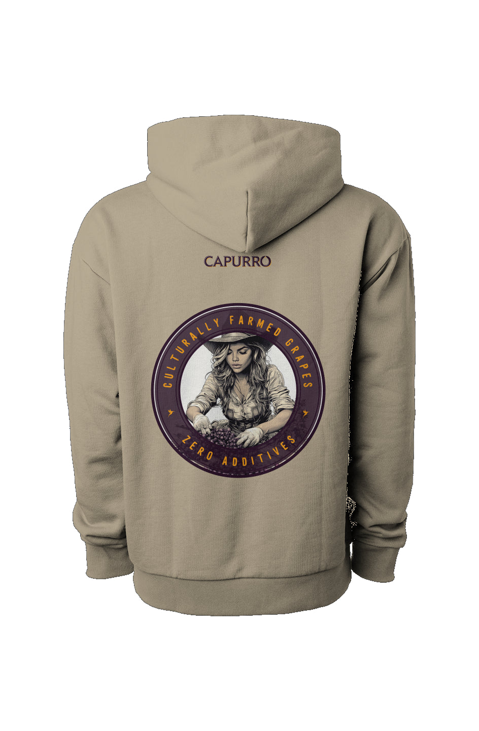 Pullover Hooded Sweatshirt - Capurro Culturally Farmed Grapes (Unisex)