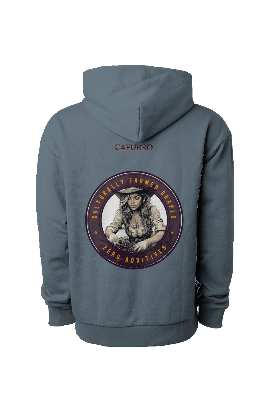 Pullover Hooded Sweatshirt - Capurro Culturally Farmed Grapes (Unisex)