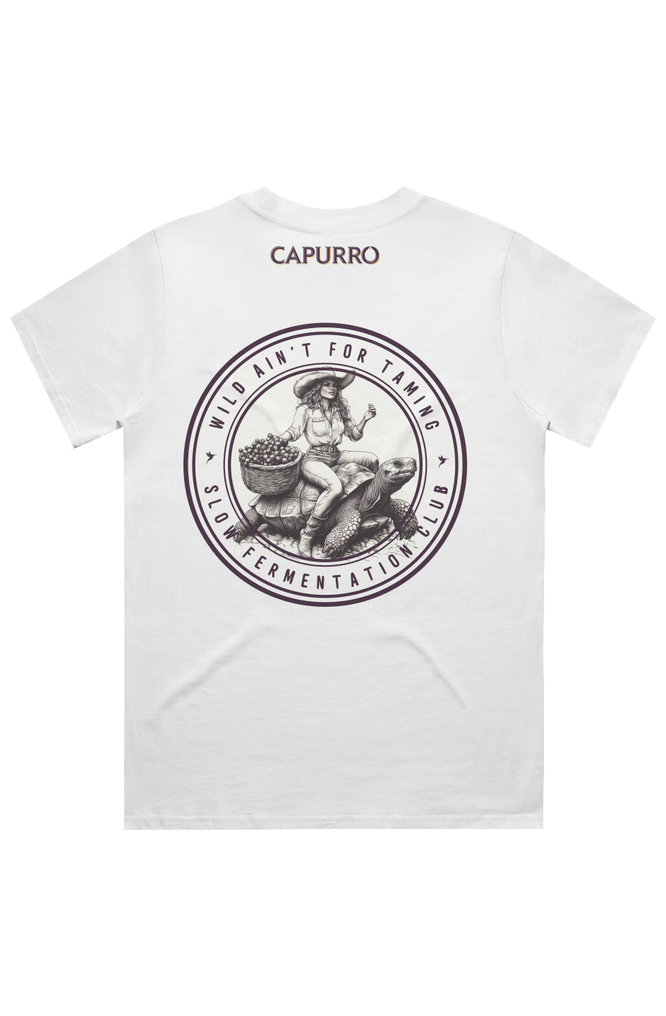Women's Classic Tee - Capurro Wild Ain't for Taming Turtle
