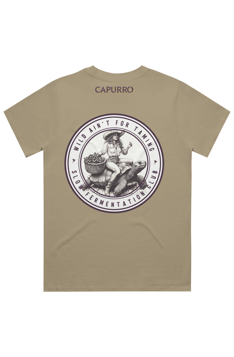 Women's Classic Tee - Capurro Wild Ain't for Taming Turtle