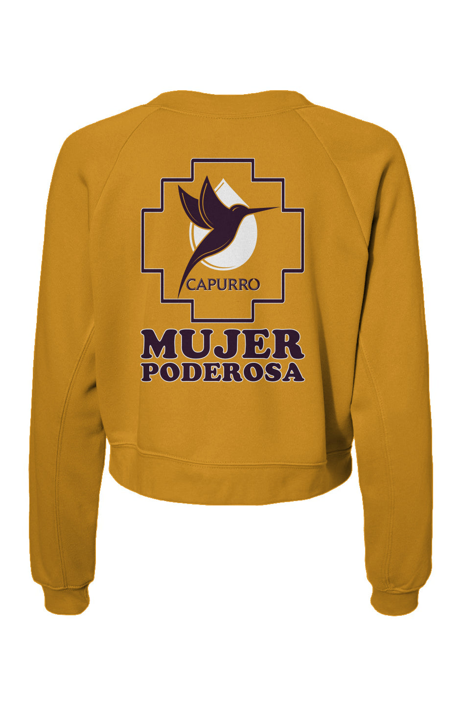 Women's Raglan Pullover Fleece Sweatshirt - Capurro Mujer Poderosa