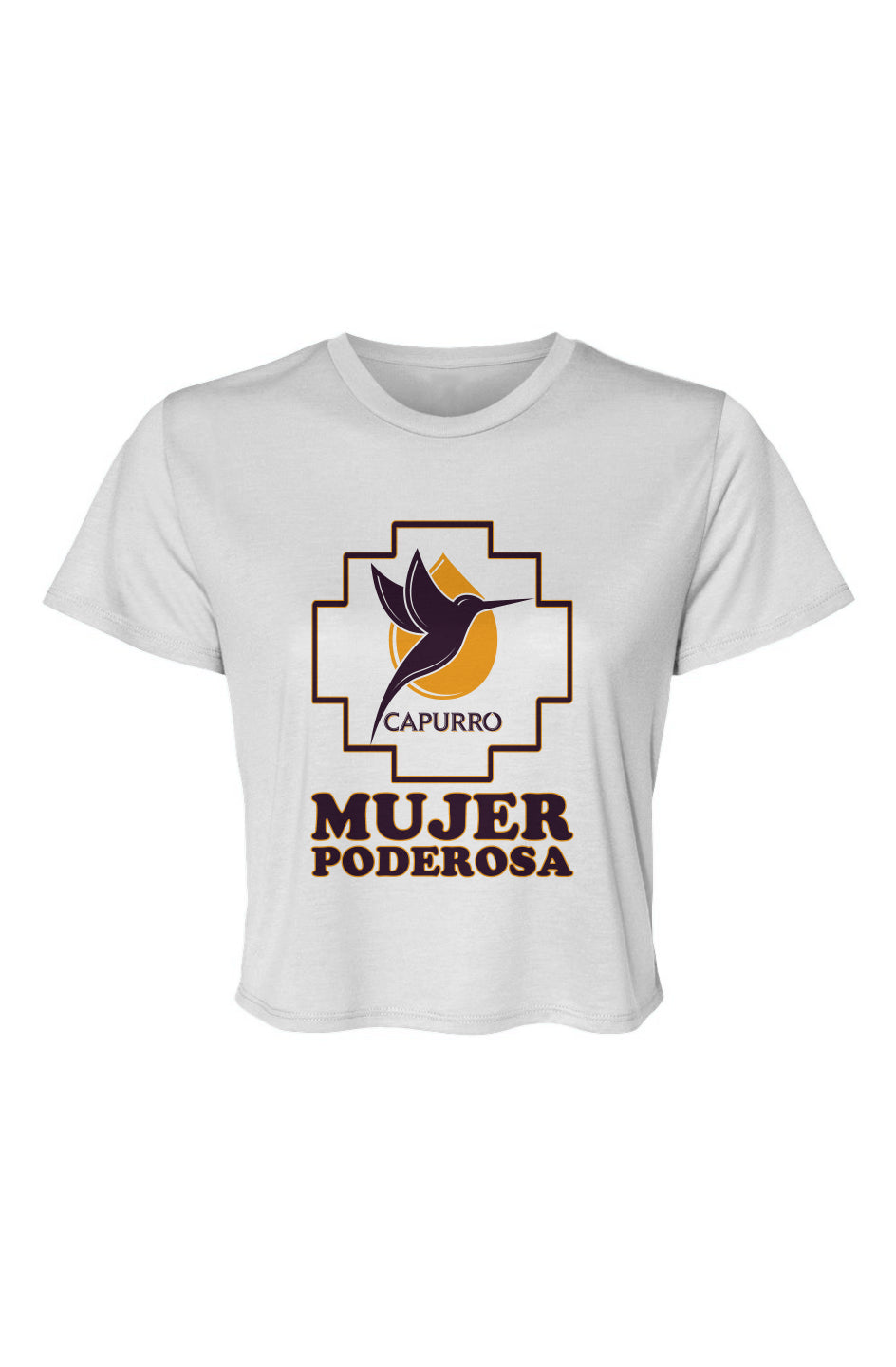 Women’s Flowy Cropped Tee - Capurro Mujer Poderosa