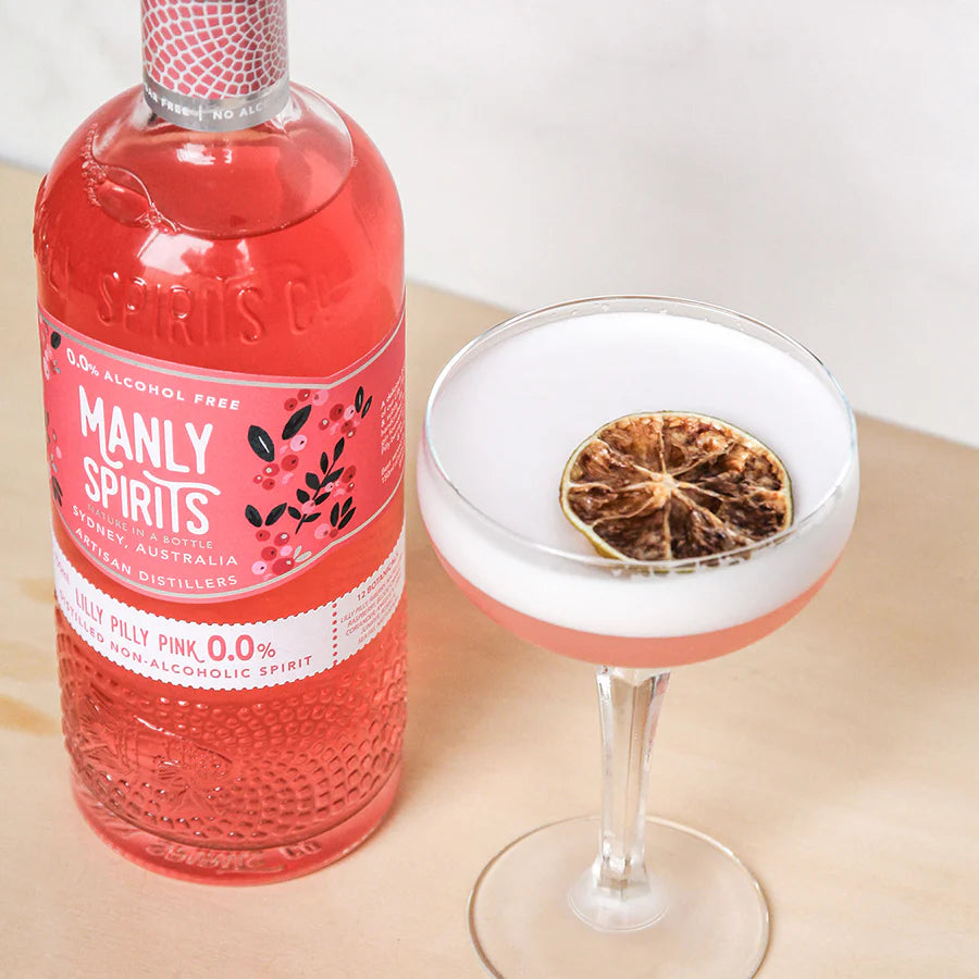 Manly Spirits Lilly Pilly Pink Gin Zero Proof (Non-Alcoholic)