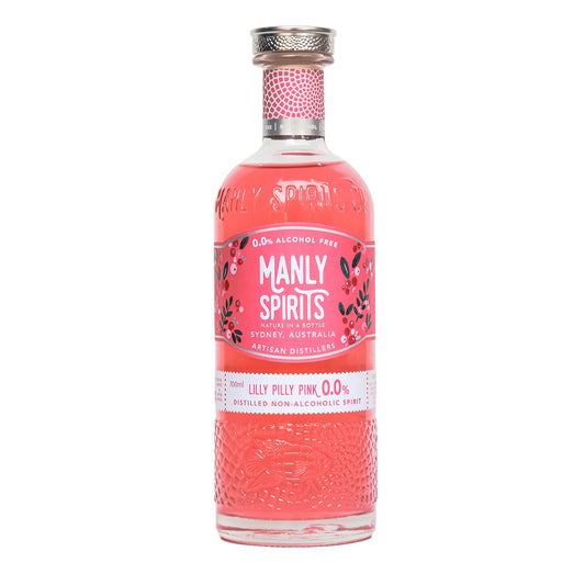 Manly Spirits Lilly Pilly Pink Gin Zero Proof (Non-Alcoholic)