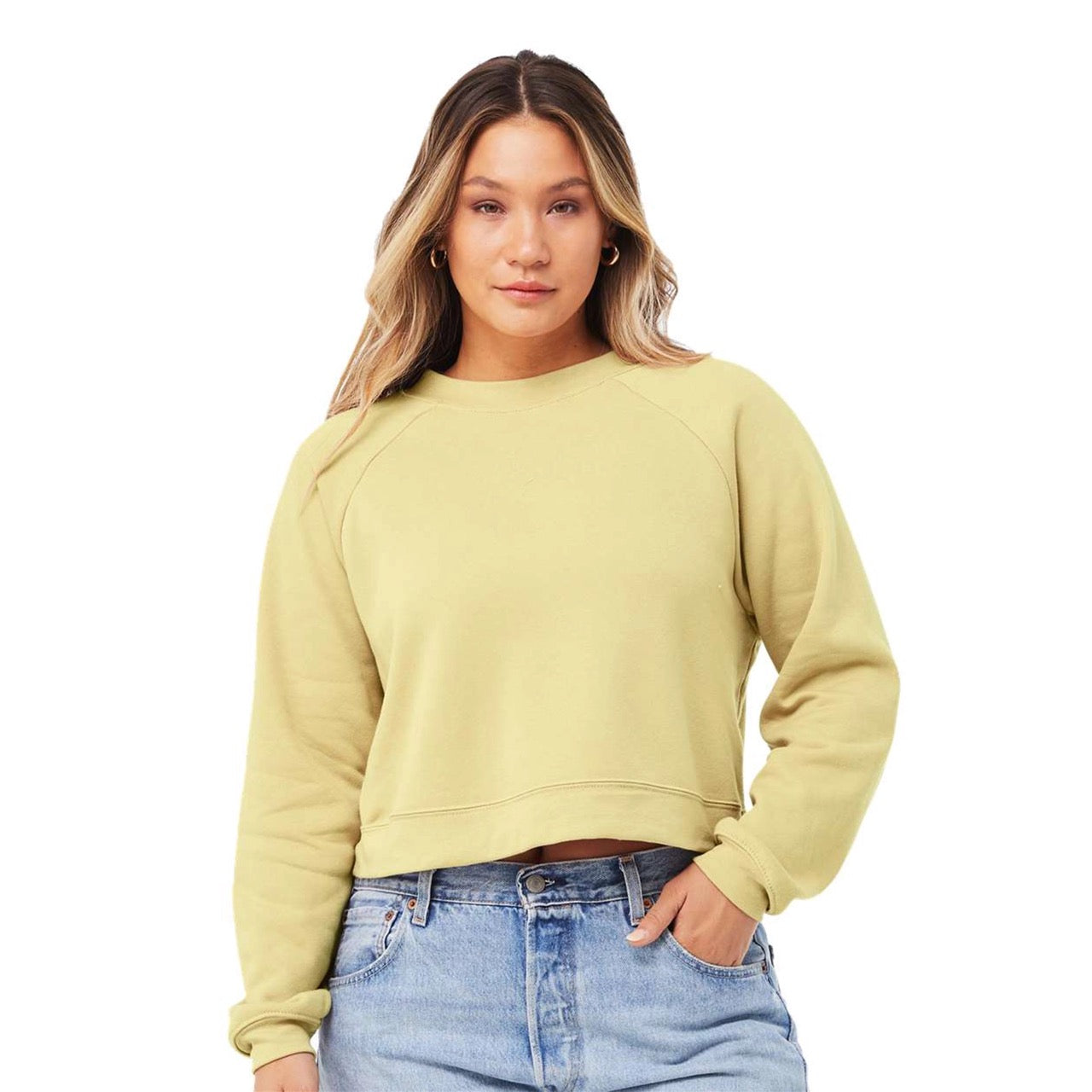 Women's Raglan Pullover Fleece Sweatshirt - Capurro Mujer Poderosa