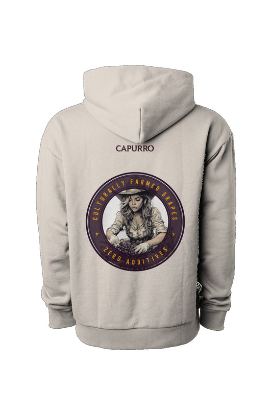 Pullover Hooded Sweatshirt - Capurro Culturally Farmed Grapes (Unisex)