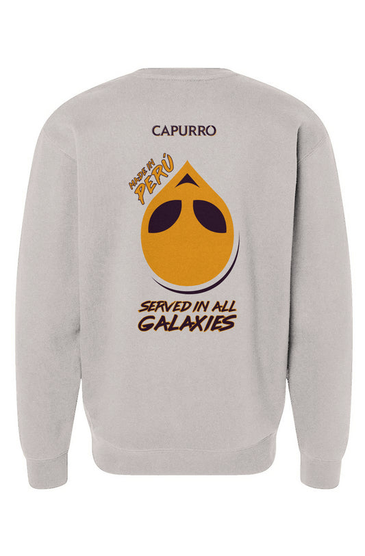 Heavyweight Crewneck Sweatshirt - Capurro Served in All Galaxies (Unisex)